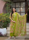 K 1176 By Naisha Cotton Printed Kurti With Bottom Dupatta 